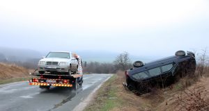 Автомобил се обърна на пътя Велико Търново – Павликени