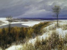Изложба живопис – Василий Поленов (1844-1927) Ранний снег, художник Василий Дмитриевич Поленов