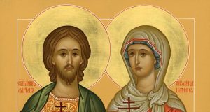 † Почитаме паметта на Св. вмчци Адриан и Наталия