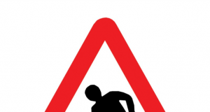 Ремонт на пътя Сухиндол-Павликени знак