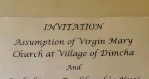 Fundrasing in the village of Dimcha