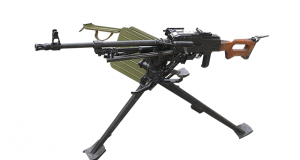 Червен кмет с картечница