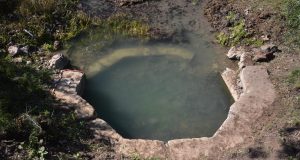 Разчистване на римския каптаж в с. Мусина