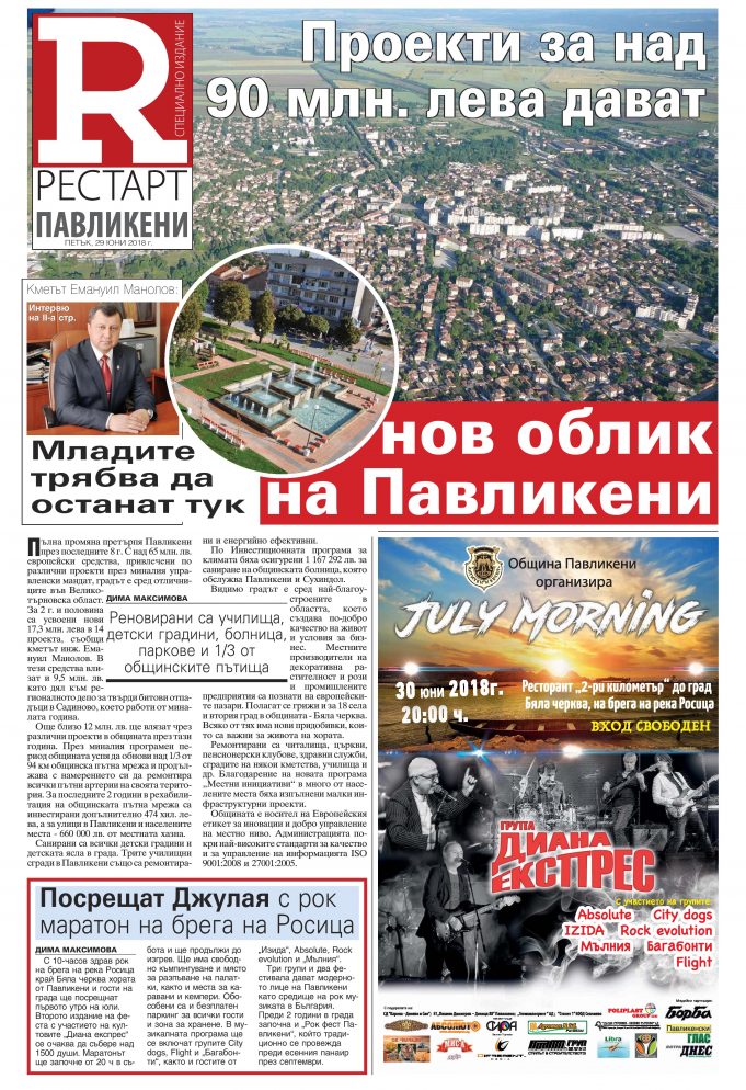 Павликени Рестарт – кметската PR машина в действие