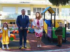 Детска градина „Слънце“ в Павликени се сдоби с красив двор