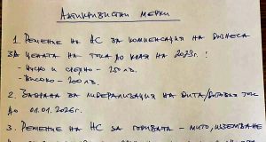 ГЕРБ-СДС внасят 7 антикризисни мерки в парламента